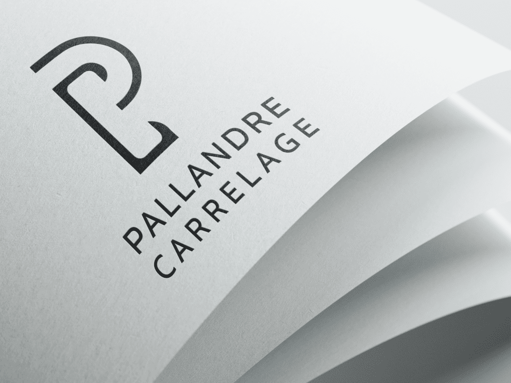 Pallandre Carrelage : nouveau logo du carreleur